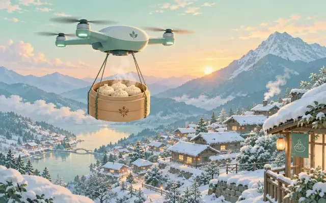 91今日爆料 · 大雪封山后村民收到无人机空投的饺子，背后故事太暖 配图